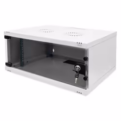 Digitus Boîtiers muraux SOHO, non montés - 540 x 400 mm (lxp), Rack monté sur le mur, 4U, 60 kg, Verrouillage des touches, 10 ...