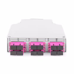 Digitus Boîtier pour rail DIN à fibres optiques, MM-OM4, équipé, avec adaptateur SC et pigtail - Vue supplémentaire 2