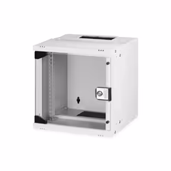 Digitus Boîtier mural SOHO PRO – 254 mm (10") – 315 x 300 mm (l x P), Rack monté sur le mur, 6U, 60 kg, Verrouillage des touc ...