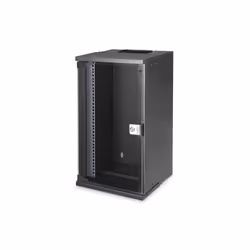 Digitus Boîtier mural SOHO PRO – 254 mm (10") – 315x300 mm (l x P), Rack monté sur le mur, 12U, 60 kg, Verrouillage des touch ...