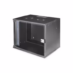 Digitus Boîtier mural SOHO PRO – 483 mm (19") – 540 x 400 mm (l x P), Rack monté sur le mur, 9U, 60 kg, Verrouillage des touc ...