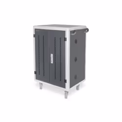 Digitus Armoire de charge mobile pour ordinateurs portables / tablettes, Module de charge et de gestion, Noir, Sol, 41,5 cm, ...