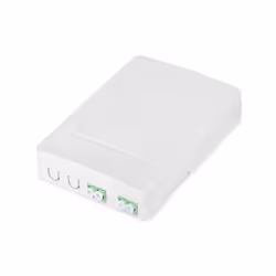 Digitus Boîtier FTTH avec 2x coupleurs LC/APC DX, Mur, Blanc, Synthétique ABS, Polycarbonate (PC), 80 mm, 104 mm, 23 mm