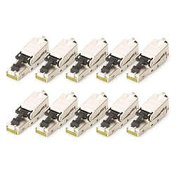 Digitus Connecteur blindé RJ45 pour assemblage sur site - 10 pièces