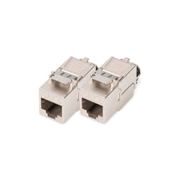 Digitus Module Keystone CAT 8.I, blindé, raccordement de montage sans outil - 2 pièces