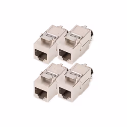 Digitus Module Keystone CAT 8.I, blindé, raccordement de montage sans outil - 4 pièces