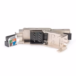 Digitus Connecteur blindé RJ45 pour assemblage sur site, pliable
