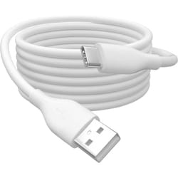 Digitus Câble de connexion USB-C en silicone, 2m, blanc
