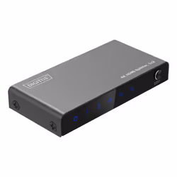Digitus Répartiteur HDMI 4K, 1x2, HDMI, 2x HDMI, 3840 x 2160 pixels, Gris, Métal, 4K DCI