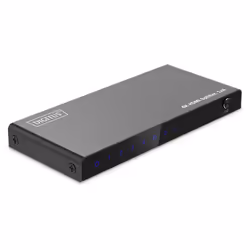 Digitus Répartiteur HDMI 4K, 1x4, HDMI, 4x HDMI, Micro USB, 3840 x 2160 pixels, Noir, Métal