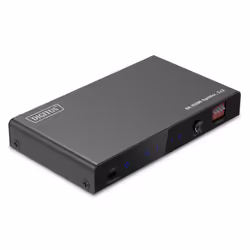 Digitus Splitter HDMI 8K, 1x2, HDMI, 2x HDMI, 7680 x 4320 pixels, Noir, Métal, 8K Ultra HD
