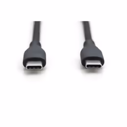 Digitus Câble de connexion USB-C en silicone, 1m, noir