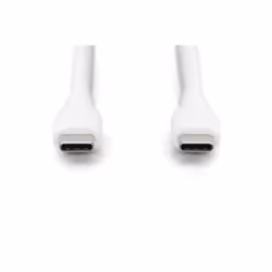 Digitus Câble de connexion USB-C en silicone, 2m, blanc