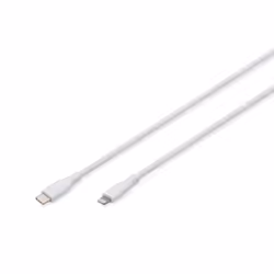 Digitus Câble de connexion Lightning en silicone, USB-C - Lightning, 1m, blanc