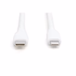 Digitus Câble de connexion Lightning en silicone, USB-C - Lightning, 1m, blanc - Vue supplémentaire 4