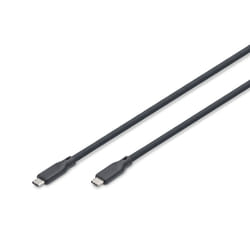 Digitus Câble USB en silicone, USB 5Gbps, 2m, noir
