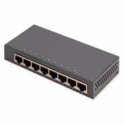 Digitus Commutateur Gigabit 8 ports, desktop, non administrable, boîtier métallique, Non-géré, Gigabit Ethernet (10/100/1000)