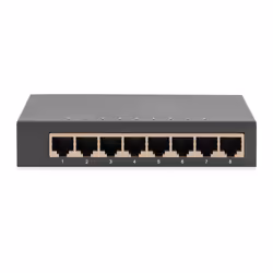 Digitus Commutateur Gigabit 8 ports, desktop, non administrable, boîtier métallique
