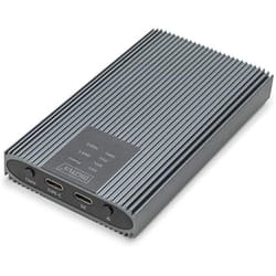 Digitus Station de clonage USB M.2 NVMe, SSD, NVMe, 20Gbits, USB 3.2 Gen2, aluminium, toolfree