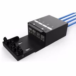 Digitus DN-93708-4 boîte de jonction réseau Noir - Vue supplémentaire 2