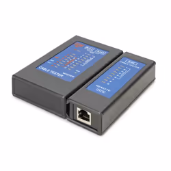 Digitus Testeur de câbles, réseau, RJ45, testeur unilatéral, Testeur PoE, RJ-45, Test de continuité, Test de connexion croisé ...