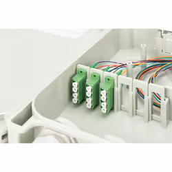 Digitus Boîtier de raccordement FTTH/FTTB, équipé, OS2, 12 fibres, LC/APC - Vue supplémentaire 2