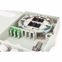 Digitus Boîtier de raccordement FTTH/FTTB, équipé, OS2, 12 fibres, LC/APC - Vue supplémentaire 3
