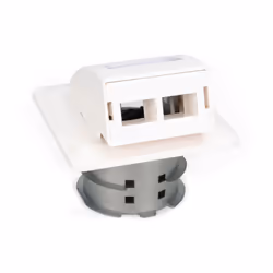 Digitus Prise murale encastrée pour fibre optique FTTH, pour adaptateur SC/LC