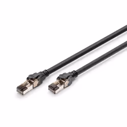 Digitus Câble patch CAT 8.1 S/FTP, 3 m, Cat8.1, S/FTP (S-STP), RJ-45, RJ-45, Noir