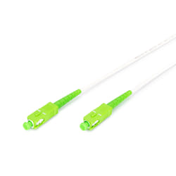 Digitus Câble de brassage armé de fibres optiques, simplex, monomode, SC/APC - SC/APC, 20 m