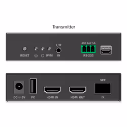 Digitus Kit extender KVM IP fibre HDMI, 4K/60Hz - Vue supplémentaire 3