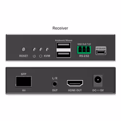 Digitus Kit extender KVM IP fibre HDMI, 4K/60Hz - Vue supplémentaire 4