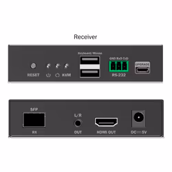Digitus Récepteur KVM IP HDMI à fibre optique, 4K/60Hz - Vue supplémentaire 2