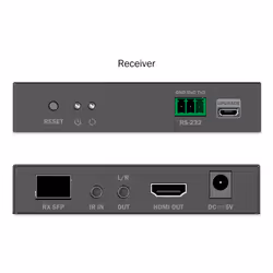 Digitus Kit extender HDMI fibre IP, 4K/60Hz - Vue supplémentaire 2