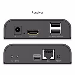 Digitus Kit extender HDMI KVM IP, 4K/60Hz - Vue supplémentaire 2