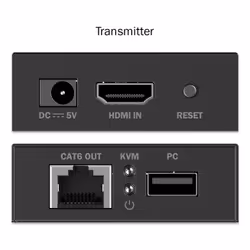Digitus Kit extender KVM HDMI, 4K/30Hz - Vue supplémentaire 4