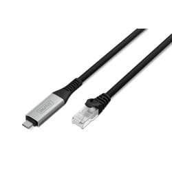 Digitus Câble USB-C 3.2 Gen1 - RJ45 Ethernet, 1Gbit/s, 3m