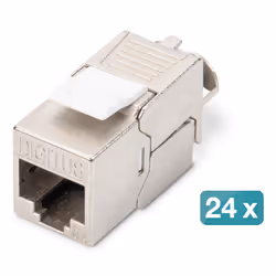 Digitus Panneau de brassage modulaire, 24 ports, équipé de 24x DN-93615 - Vue supplémentaire 2