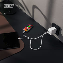 Digitus Chargeur USB GaN 100W, 2x USB-C, 1x USB-A