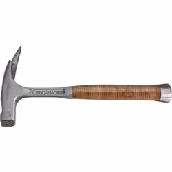 forgé d'un seul tenant poignée en cuir surface : rugueuse(Peddinghaus Marteau en lattes tout acier 850 g avec aimant strié - ...