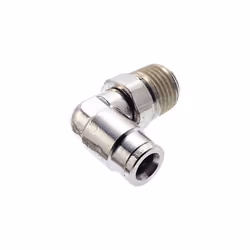 Raccord instantané pour air comprimé. Modèle: Raccord instantané équerre orientable 90° PNEUFIT. . . Norgren 101471228. Diamè ...