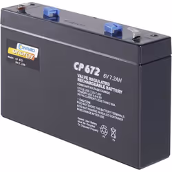 Conrad 250129, Batterie rechargeable, Sealed Lead Acid (VRLA), 6 V, 7000 mAh, Noir, 151 mm