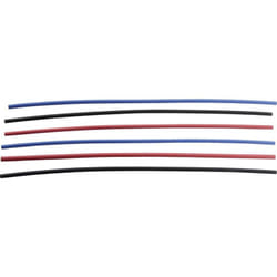 Dsg Canusa - Gaine thermorétractable sans colle 3:1 8014090000 noir, rouge, bleu ø intérieur nominal (avant réduction): 9