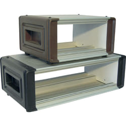 Boîtier de laboratoire Proma 133 040c aluminium aluminium (anodisé), marron (l x h x p) 280 x 165 x 280 mm 1 pc(s) S59388