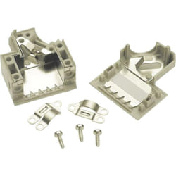 Harting - Capot sub-d 15 pôles 09670150573 matière plastique 45 ° gris 1 pc(s) D15382