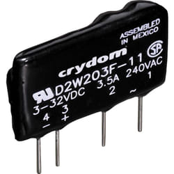 Crydom - Relais à semi-conducteurs D2W202F 2 a Tension de contact (max.): 280 v/ac à commutation au zéro de tension 1 pc(