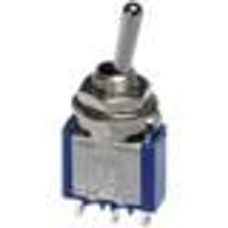 Interrupteur à levier - APEM - 5566A - 4 x On/On - 250 V/AC 3 A - accrochage - 1 pc(s)