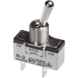 Apem - Interrupteur à levier 1 x On/Off/On 639H/2 250 v/ac 10 a permanent/0/permanent 1 pc(s)