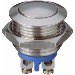 Apem - AV0630C900 AV0630C900 Bouton-poussoir antivandalisme 48 v/dc 0.2 a 1 x Off/(On) à rappel 1 pc(s)