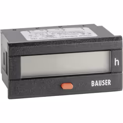 enquête 48 x 24 mm Avec reset électrique + mécanique, avec touche Résolution 1/100 h. Connexion par bornier Alimentation AC C ...